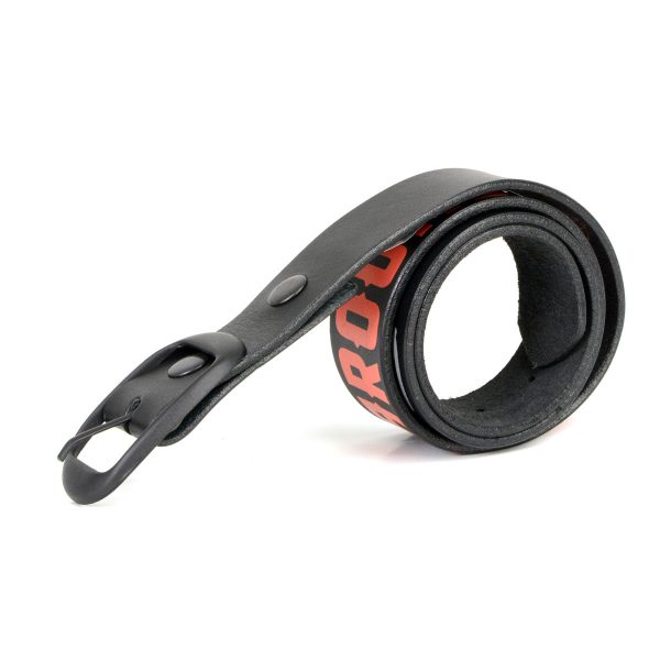 Milwaukee Leather MP7110 Men s F* Around - Find Out Black Leather Belt w  Interchangeable Buckle - 1.5 inches Wide Sale - Image 4