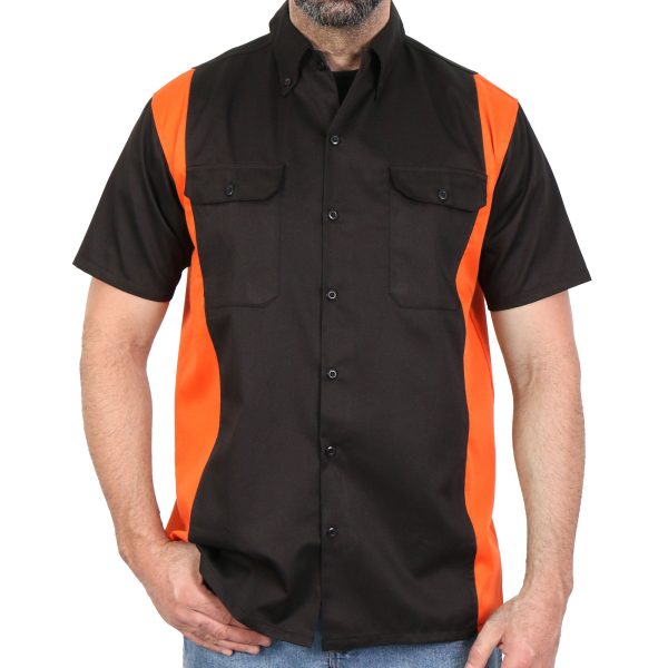 Hot Leathers Mechanics 2-Toned Shirt GMM1003 Cheap