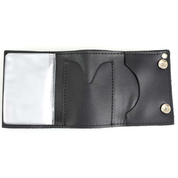 Milwaukee Leather MLW7837 Men s 4” Leather “Eagle w  Flag” Tri-Fold Wallet w  Anti-Theft Stainless Steel Chain Discount - Image 2