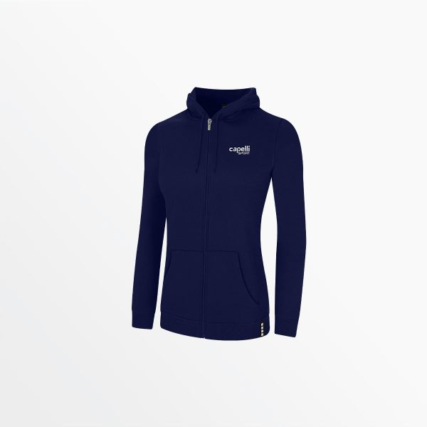 WOMEN’S BASICS FLEECE ZIP UP HOODIE Supply