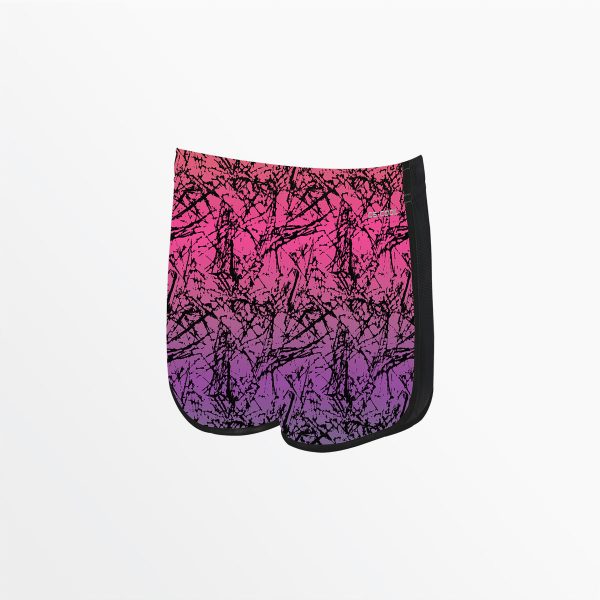 WOMEN S DISTRESSED OMBRE 2-TONE RUNNING SHORTS on Sale - Image 2