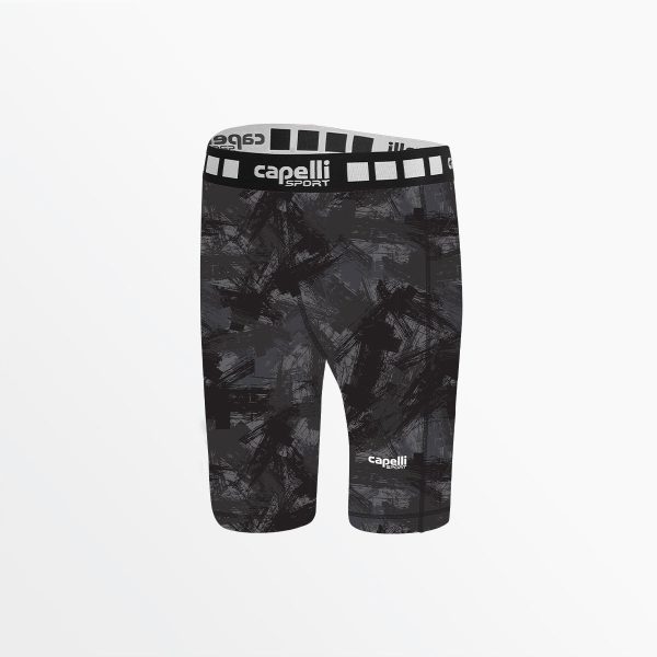 GIRL S 3 4 CAMO STROKES BIKER SHORTS Cheap
